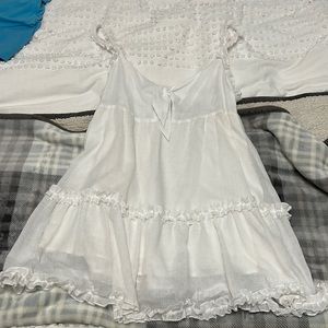 White Baby doll dress